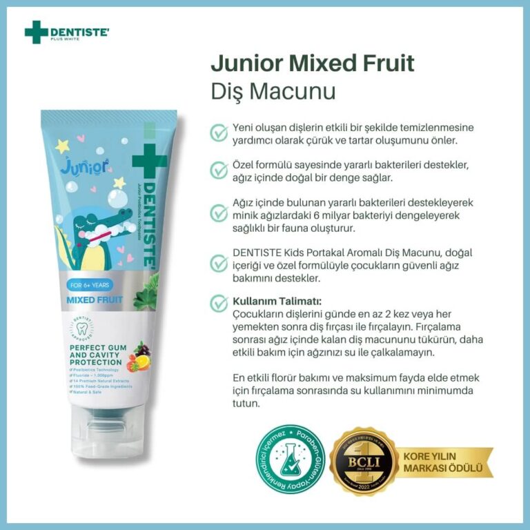 Junior Karışık Meyve Aromalı Diş Macunu_2
